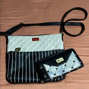 Luv Betsy by Betsy Johnson Handbag and Wallet Duo
